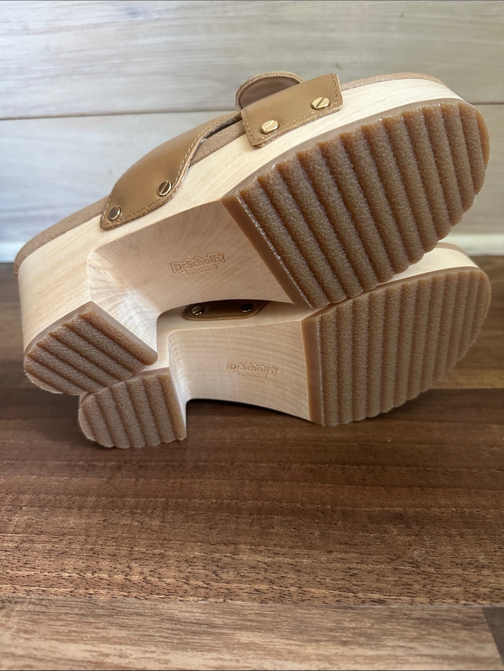 Dr. Scholl's Original Max Too Platform Sandal-Honey Leather-Size 7-NWT- OTO - Picture 7 of 8